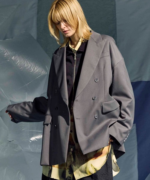 MAISON SPECIAL（メゾンスペシャル） テーラードジャケット 2 グレー