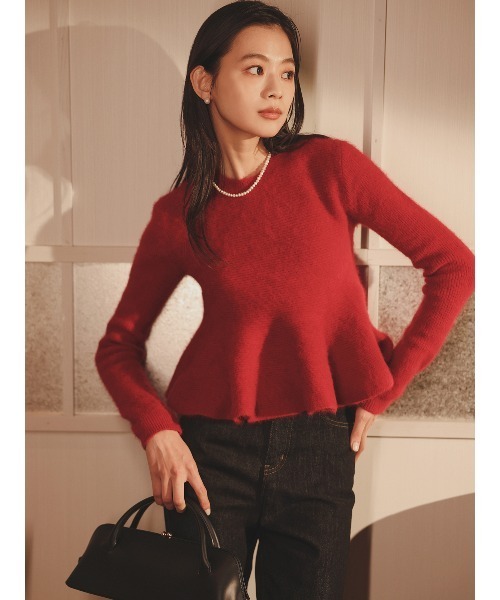 anuans（アニュアンス） ニット セーター 「ZOZO限定カラー」ペプラム