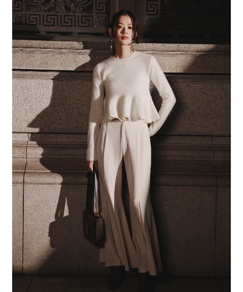 anuans（アニュアンス） ニット セーター 「ZOZO限定カラー」ペプラム