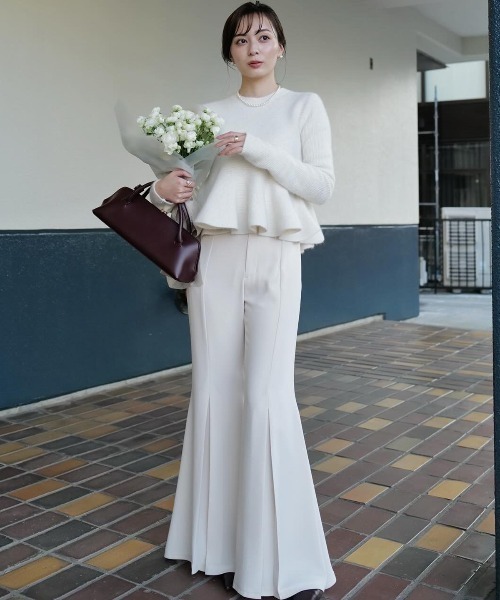 anuans（アニュアンス） ニット セーター 「ZOZO限定カラー」ペプラム