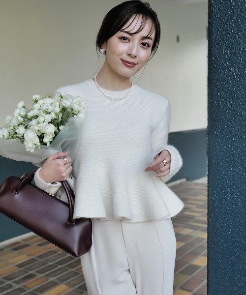 anuans（アニュアンス） ニット セーター 「ZOZO限定カラー」ペプラム