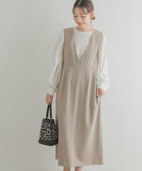 「F by ROSSO」 サロペットスカート 36 ブラック レディース_画像8