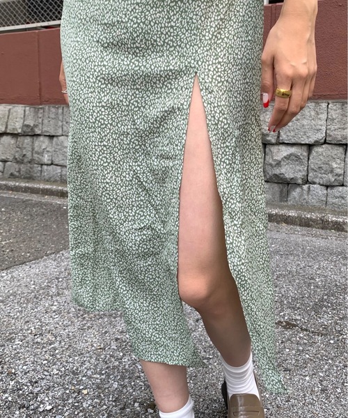 「SHAGGIE」 キャミソールワンピース FREE レッド レディース_画像6