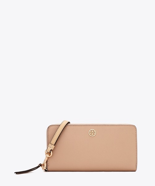 正規/美品/TORY BURCH/ROBINSON ZIP/ラウンドファスナー TORY BURCH（トリーバーチ） 財布 ロビンソン ペブルド ジップ