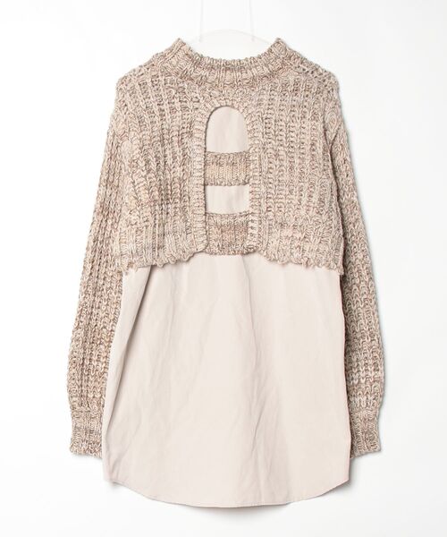 「MURUA」 ドッキングワンピース 1 アイボリー レディース_画像2