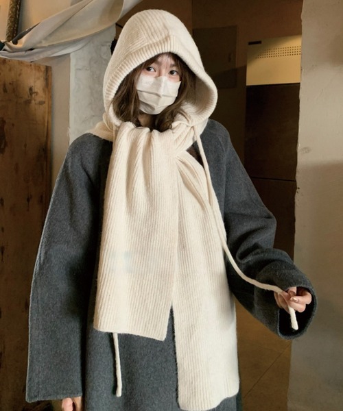 ADDITION STORE マフラー ストール 「5色展開」＼頭まですっぽり