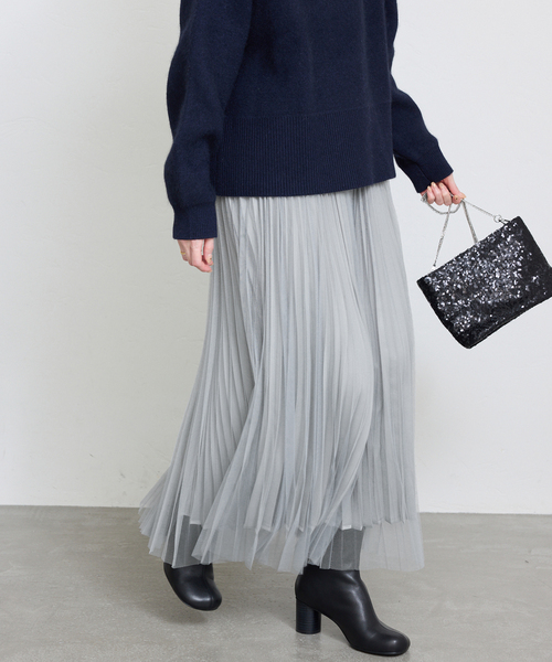 SLOBE IENA（スローブイエナ） スカート 「追加」リバーシブルプリーツ  