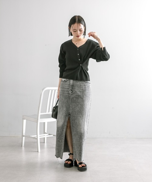 「mystic」 デニムスカート 1 ブルー レディース_画像7