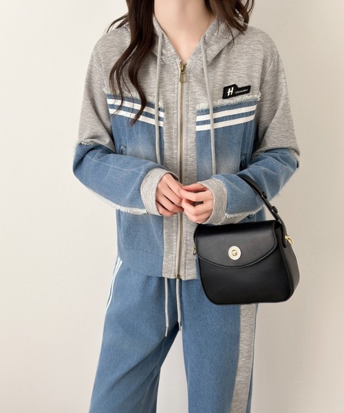 ABITOKYO（アビトーキョー） セットアップ デニムドッキングスウェット