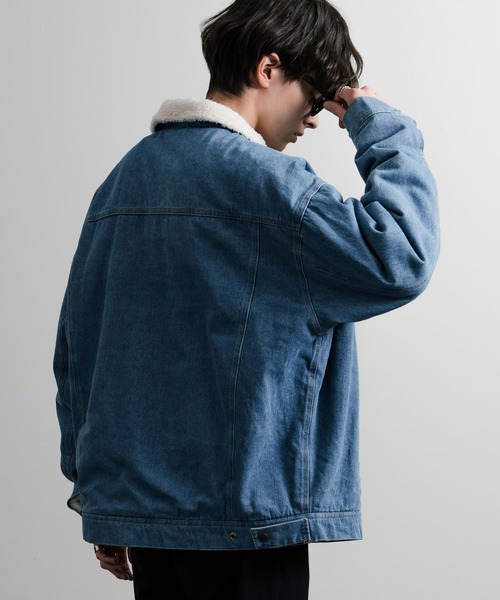 「Rocky Monroe」 デニムジャケット L インディゴブルー メンズ_画像9