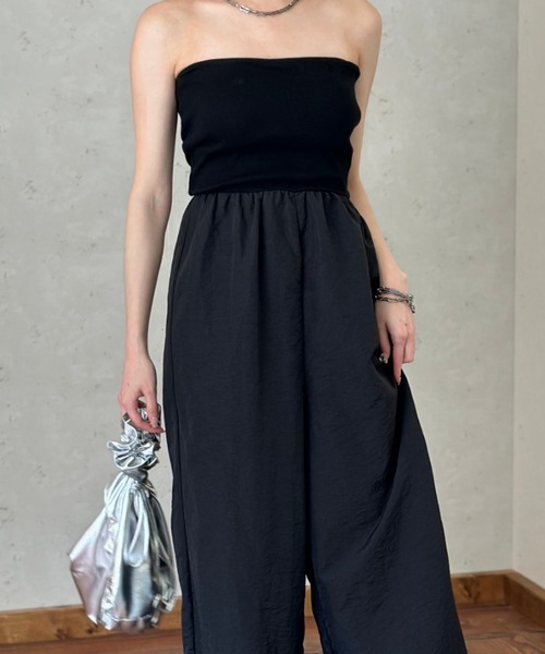 「Per sist ence」 オールインワン FREE ブラック レディース_画像4