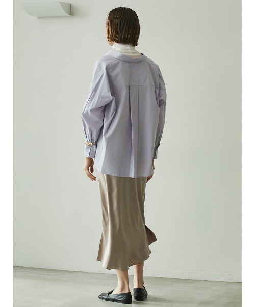 「TONAL」 長袖シャツ 38 ブルー レディース_画像5