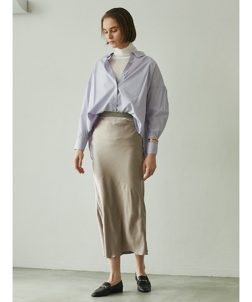 「TONAL」 長袖シャツ 38 ブルー レディース_画像6