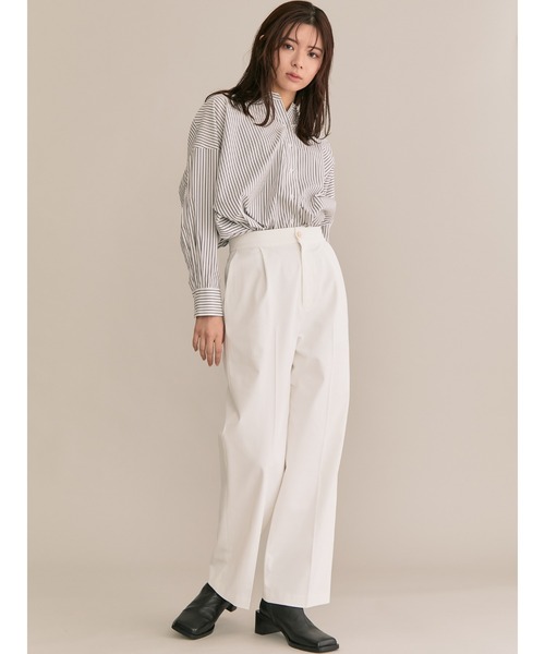 「TONAL」 長袖シャツ 38 ブルー レディース_画像10