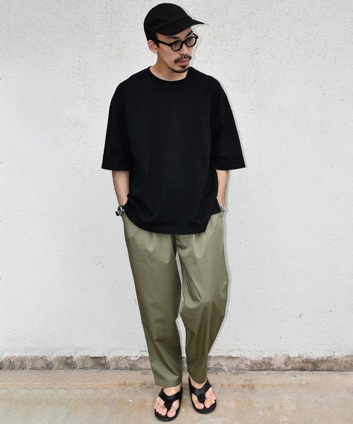 「Johnbull」 イージーパンツ MEDIUM オリーブ メンズ_画像2