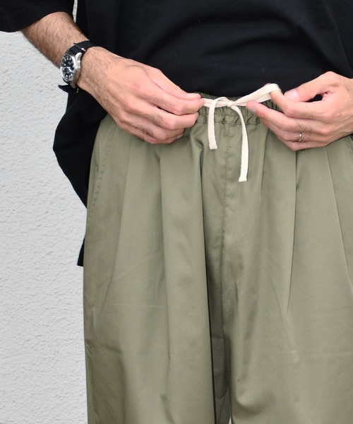 「Johnbull」 イージーパンツ MEDIUM オリーブ メンズ_画像5