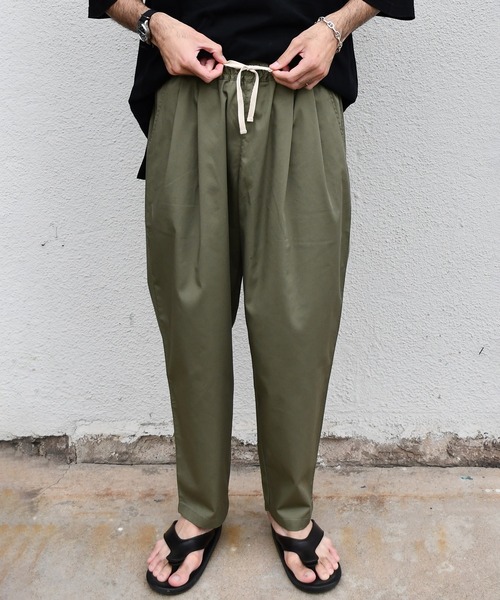 「Johnbull」 イージーパンツ MEDIUM オリーブ メンズ_画像6