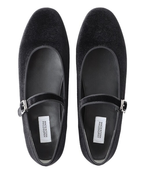 「MACKINTOSH PHILOSOPHY」 フラットパンプス M レッド系その他3 レディース_画像4