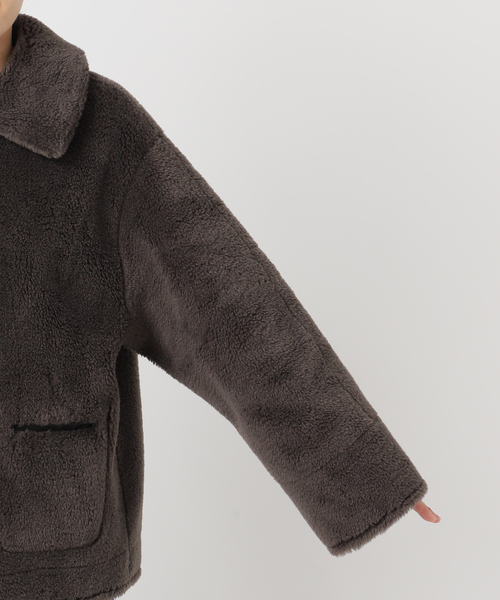 B.C STOCK（ベーセーストック） ムートンコート ボアコート 「S/M