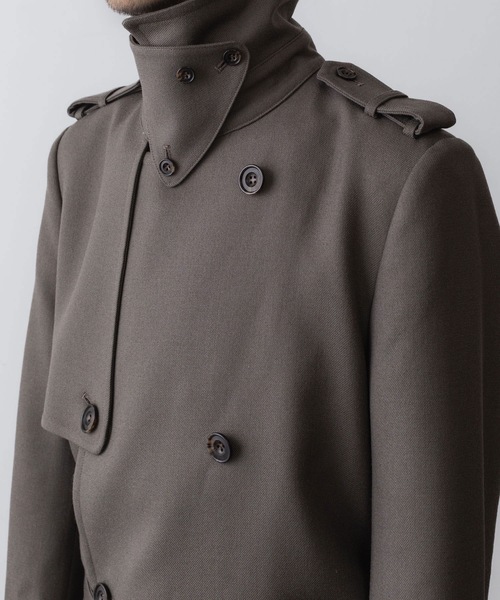 トレンチコート コート NEW WOOL TRENCH COAT メンズの画像