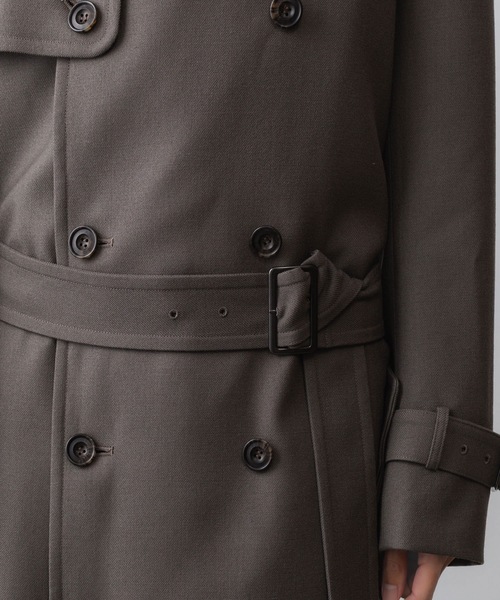 トレンチコート コート NEW WOOL TRENCH COAT メンズの画像