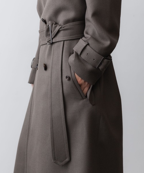 ATO（アトウ） トレンチコート コート NEW WOOL TRENCH COAT メンズ