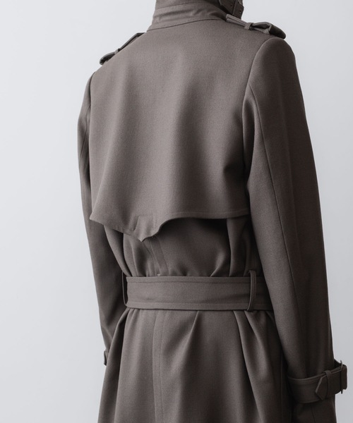 トレンチコート コート NEW WOOL TRENCH COAT メンズの画像