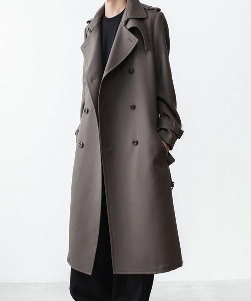 トレンチコート コート NEW WOOL TRENCH COAT メンズの画像