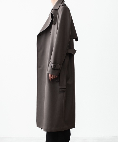 トレンチコート コート NEW WOOL TRENCH COAT メンズの画像