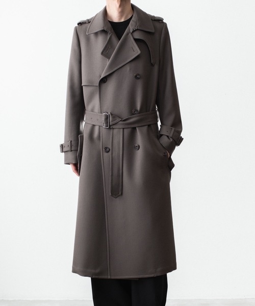 トレンチコート コート NEW WOOL TRENCH COAT メンズの画像