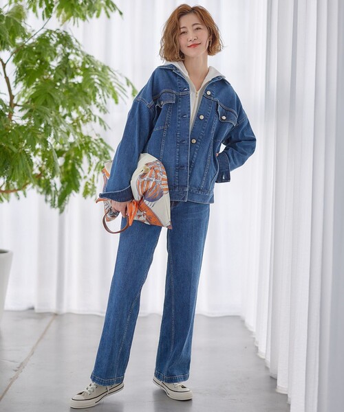 23区（ニジュウサンク） デニムジャケット「red cardコラボ」 38