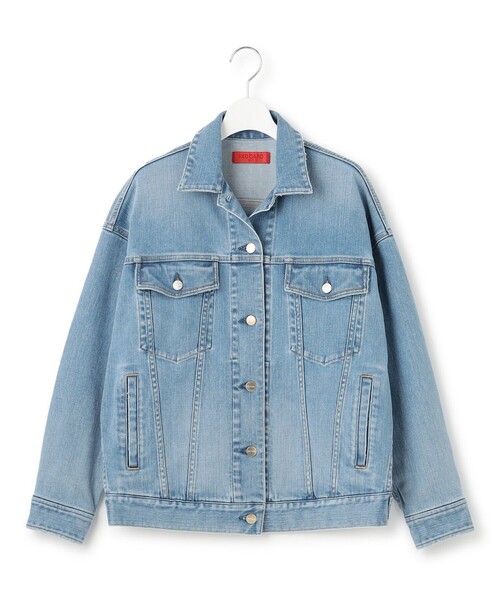 23区（ニジュウサンク） デニムジャケット「red cardコラボ」 38