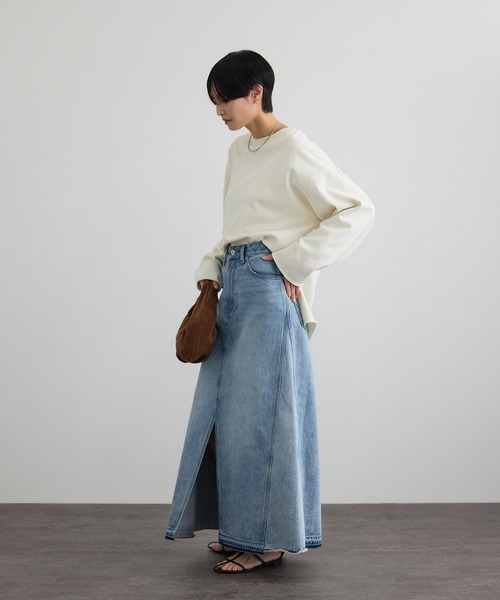 SALON adam et rope'（サロン アダム エ ロペ） デニムスカート 「WEB