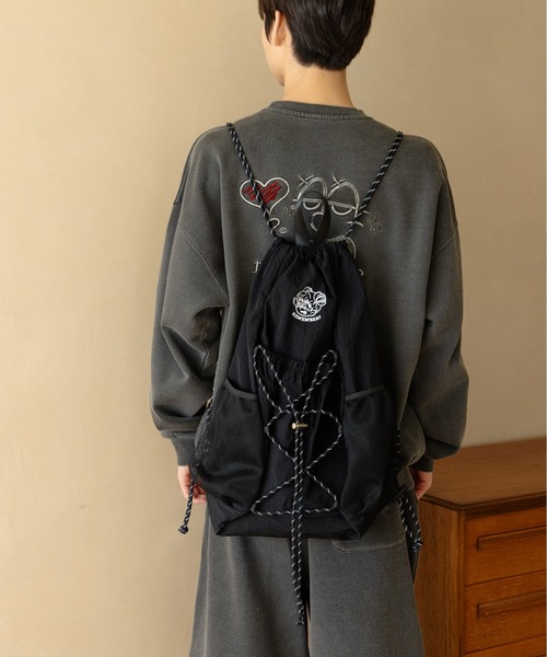 Remember. デイバック リュック メッシュポケットナップサック / Mesh 