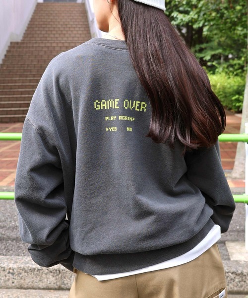 「ANME」 スウェットカットソー X-LARGE ブラック系その他 レディース_画像5