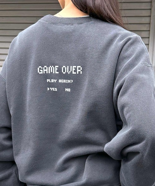 「ANME」 スウェットカットソー X-LARGE ブラック系その他 レディース_画像9