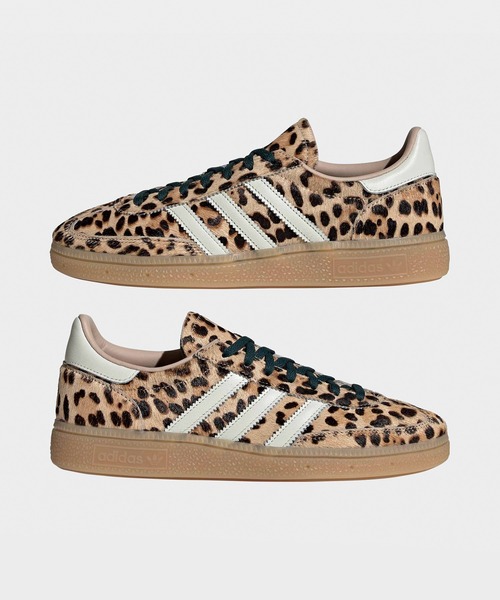 adidas（アディダス） スニーカー HANDBALL SPEZIAL W レオパード柄