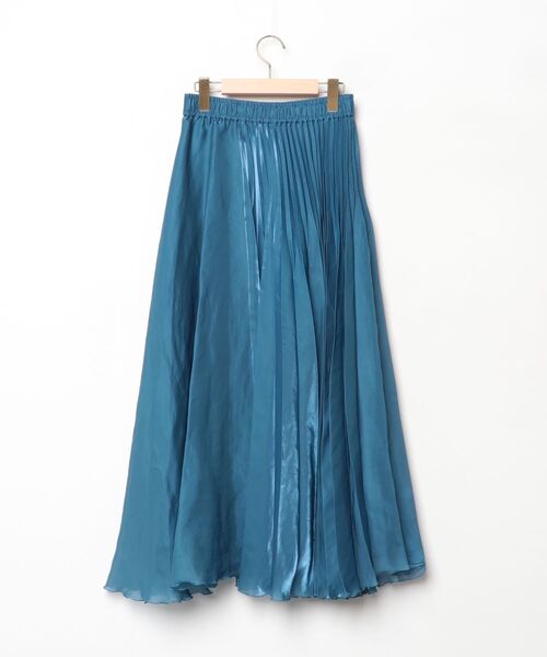 「PUBLIC TOKYO」 プリーツスカート FREE ブルー レディース_画像2