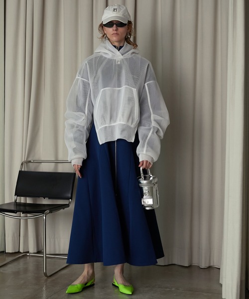 「PRANK PROJECT」 プルオーバーパーカー FREE グレー レディース_画像2