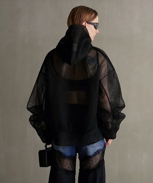 「PRANK PROJECT」 プルオーバーパーカー FREE グレー レディース_画像8