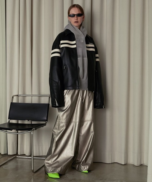 「PRANK PROJECT」 プルオーバーパーカー FREE グレー レディース_画像9