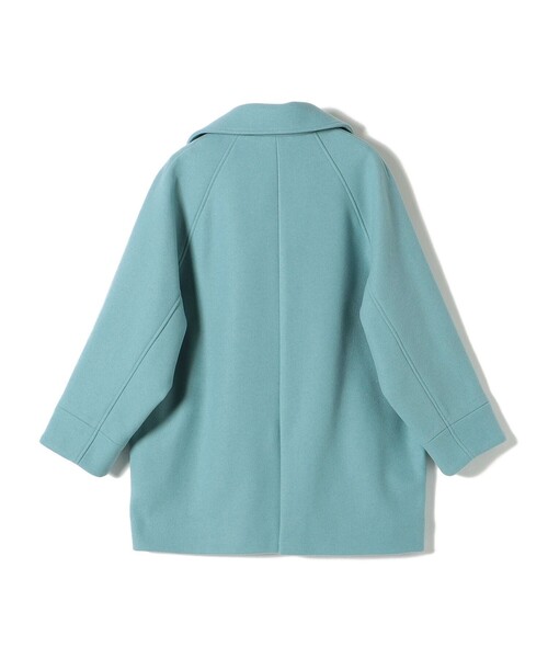 「SHIPS Colors」 ピーコート ONE SIZE ライトブルー レディース_画像3