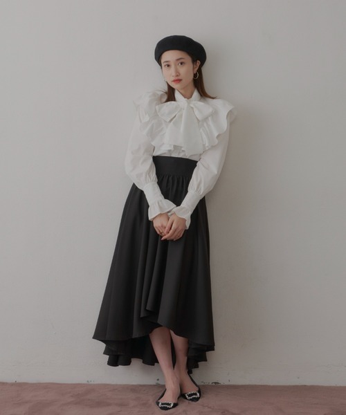 「VIOLETTA」 長袖ブラウス FREE ホワイト レディース_画像2