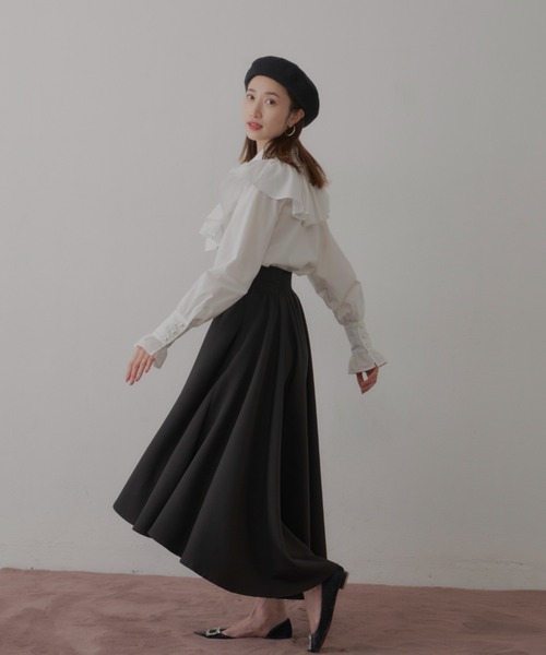 「VIOLETTA」 長袖ブラウス FREE ホワイト レディース_画像3