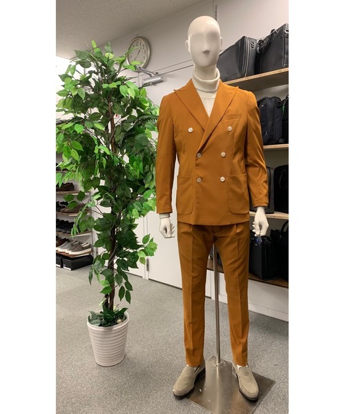 「Perfect Suit FActory」 スーツ L オレンジ メンズ_画像2