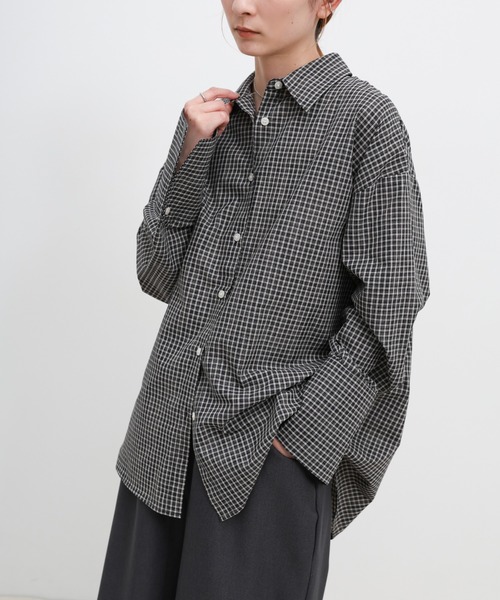 select MOCA（セレクトモカ） ブラウス シャツ ビックカフスグラフ