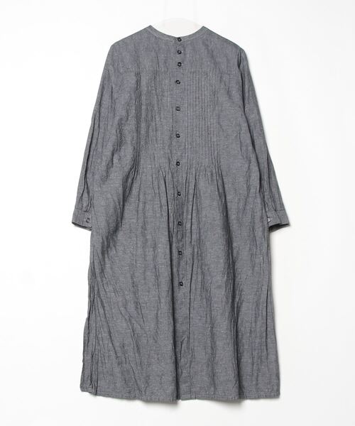 「Sunny clouds」 長袖ワンピース LARGE グレー レディース_画像2