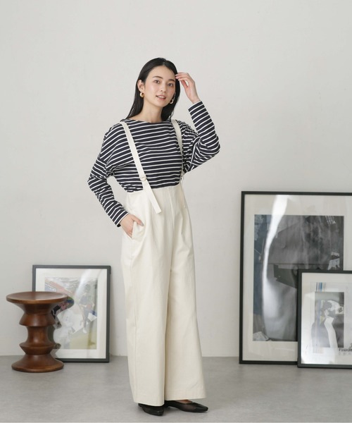 「NANO universe」 オーバーオール FREE ブラック レディース_画像5