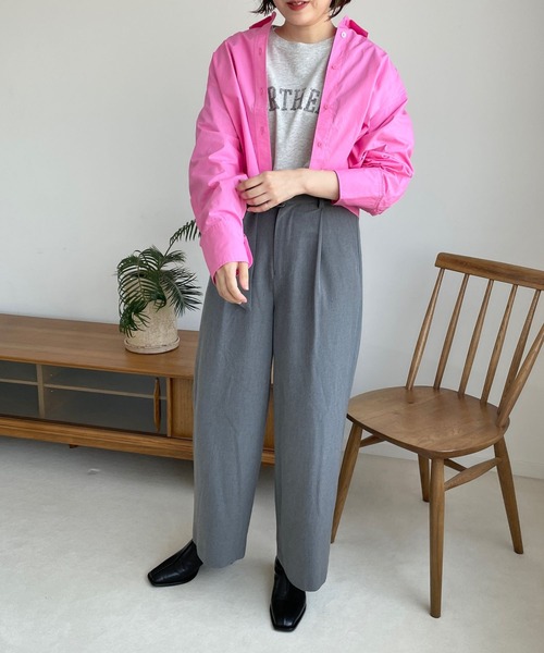 「LOWRYS FARM」 パンツ MEDIUM アイボリー レディース_画像6