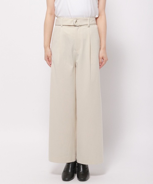 「LOWRYS FARM」 パンツ MEDIUM アイボリー レディース_画像7